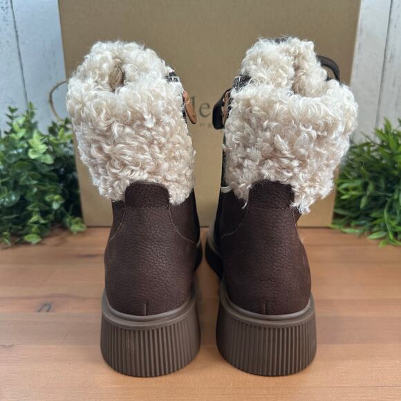 Gentle Souls by Kenneth Cole Women's Behann Alpine Lace-up Boots Size 11 - Picture 6 of 8